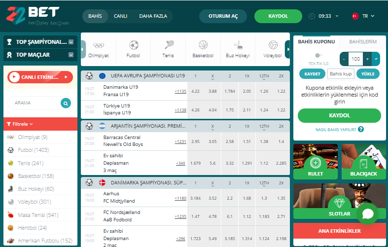 En-İyi-Futbol-Bahis-Siteleri-22bet